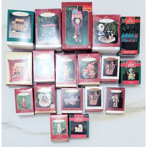 ORNAMENTS CHRISTMAS HALLMARK 1991 to 2002 SOME COLLECTORS LOT 18